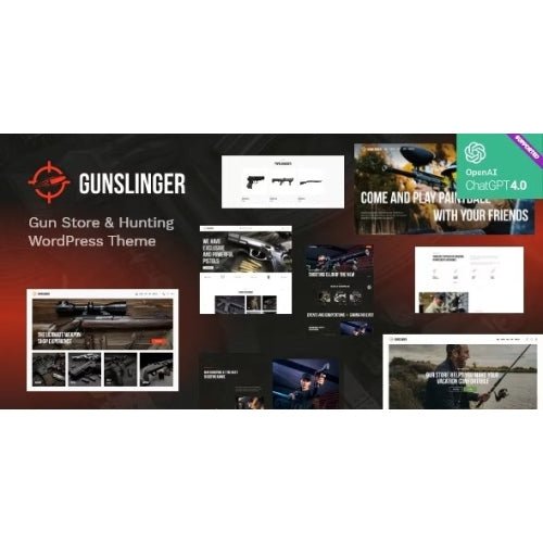 Gunslinger — Gun Store & Hunting WordPress Theme - Dghut
