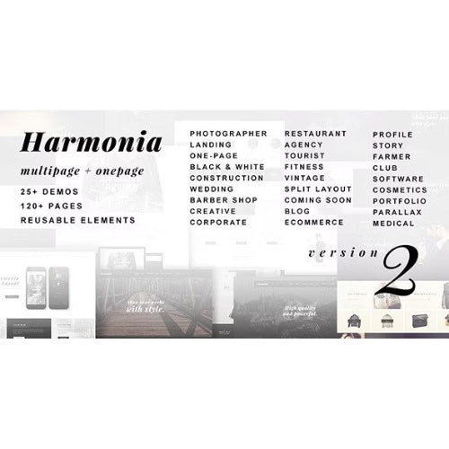 Harmonia – Creative Multi - Purpose WordPress Theme - Dghut
