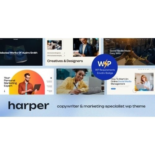 Harper – Copywriter & Marketing Specialist WordPress Theme - Dghut