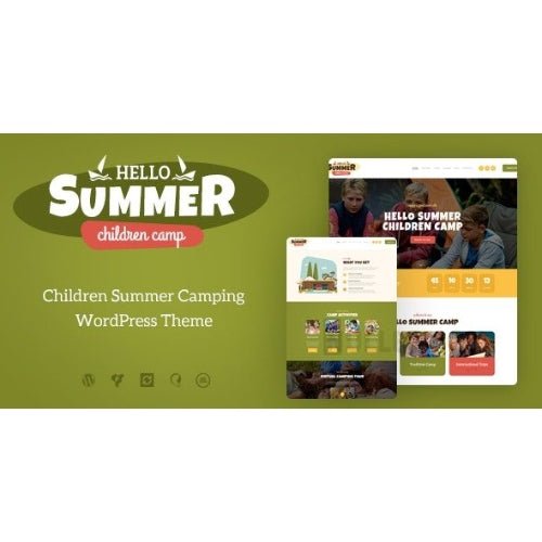 Hello Summer | Children Camp WordPress Theme - Dghut