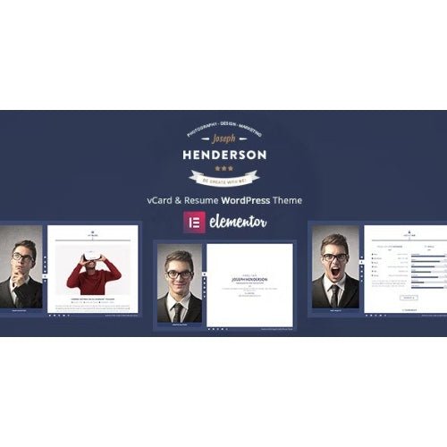 Henderson – vCard & Resume WordPress Theme - Dghut