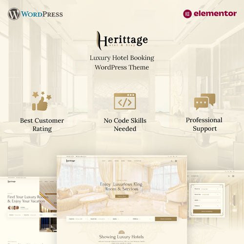 Herittage – Hotel Booking WordPress Theme - Dghut