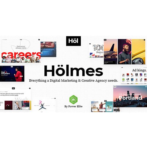 Holmes – Digital Agency Theme - Dghut