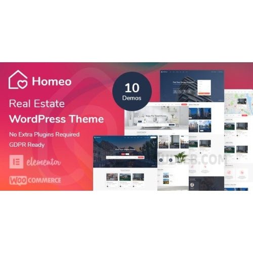 Homeo – Real Estate WordPress Theme - Dghut