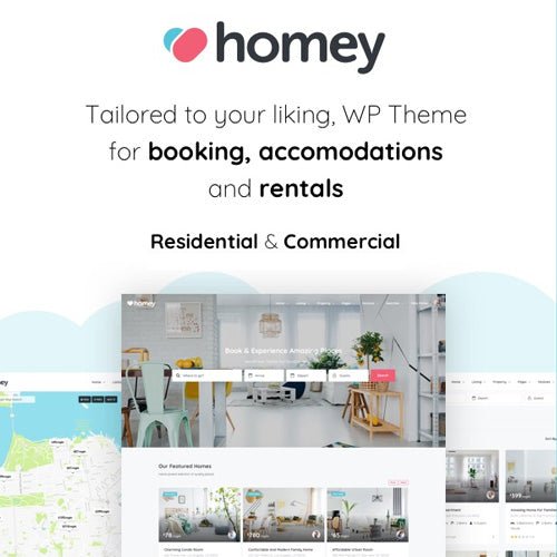 Homey – Booking and Rentals WordPress Theme - Dghut