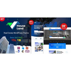 Houseland – Real Estate WordPress Theme - Dghut