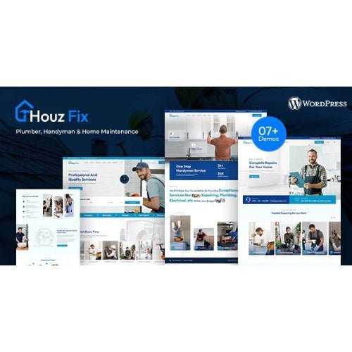 HouzFix – Plumber, Handyman Services WordPress Theme - Dghut