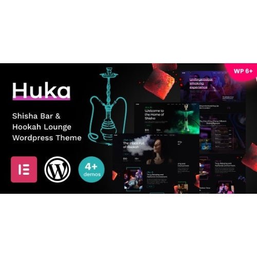 Huka – Shisha Bar & Hookah Lounge WordPress Theme - Dghut