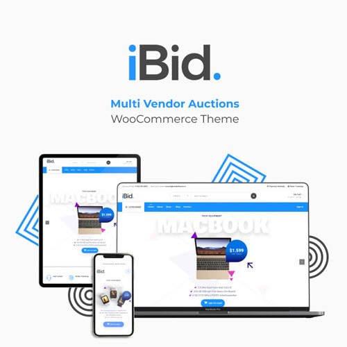 iBid – Multi Vendor Auctions WooCommerce Theme - Dghut