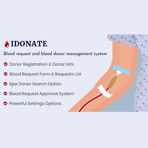 IDonatePro – Blood Donation, Request And Donor Management WordPress Plugin - Dghut