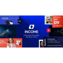 Income – Finance & Consulting Business WordPress Theme - Dghut
