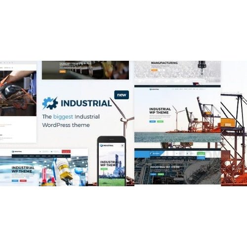 Industrial – Factory Business WordPress Theme - Dghut