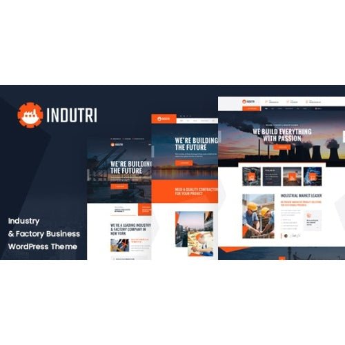 Indutri – Factory & Industrial WordPress Theme - Dghut