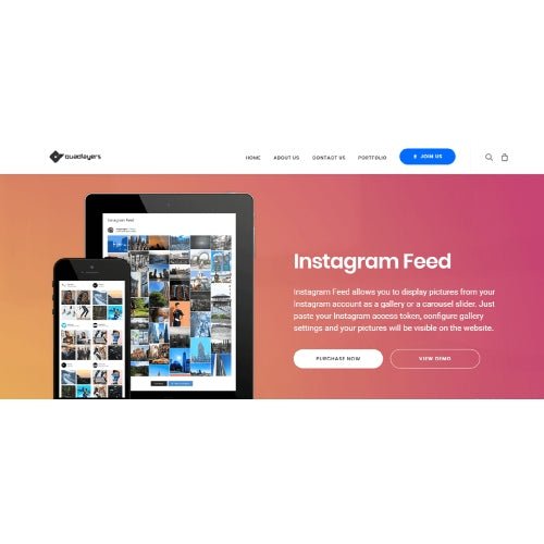 Instagram Feed by Quadlayers - Dghut