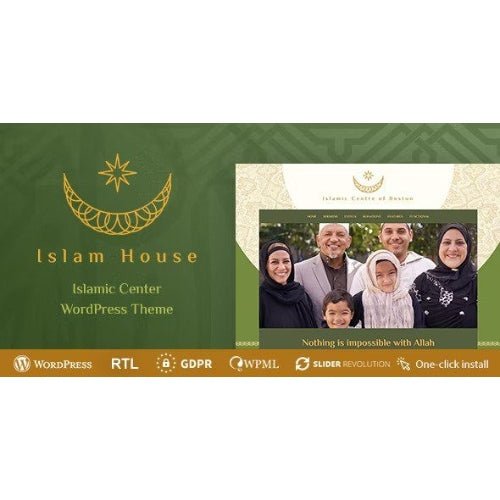 Islam House – Mosque and Religion WordPress Theme - Dghut