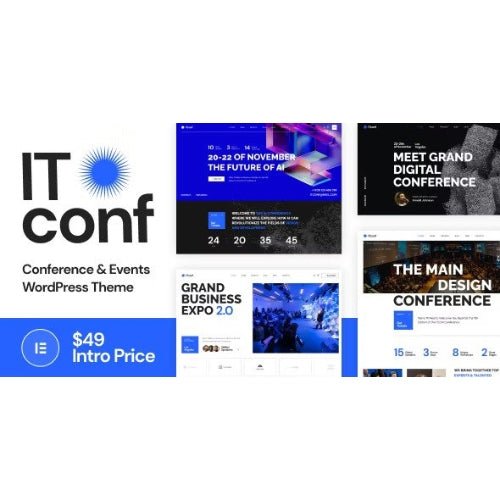 ITconf – Conference & Events WordPress Theme - Dghut
