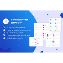 Item Lists Pro for Elementor - Dghut