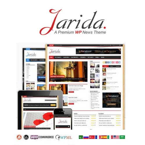 Jarida – Responsive WordPress News, Magazine, Blog - Dghut