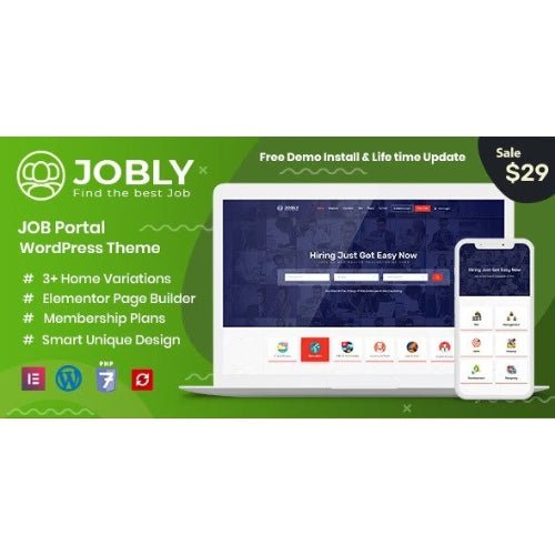 Jobly – Career Builder WordPress Theme - Dghut