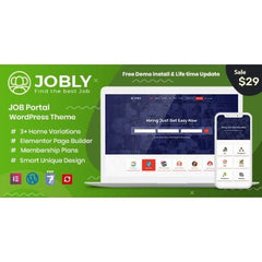 Jobly – Career Builder WordPress Theme - Dghut