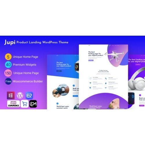 Jupi – Product Landing WordPress Theme - Dghut