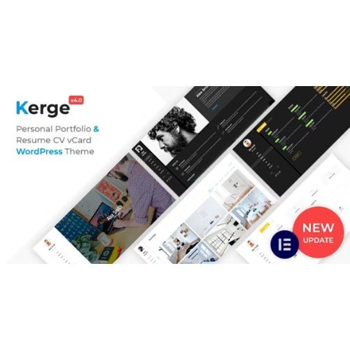 Kerge – Resume WordPress Theme - Dghut