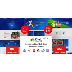Khelo – Soccer & Sports WordPress Theme - Dghut