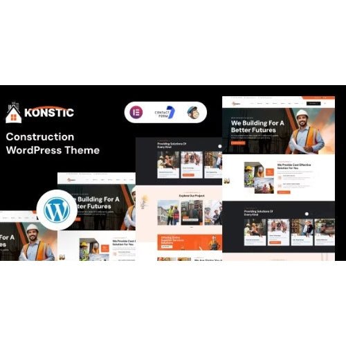 Konstic – Construction WordPress Theme - Dghut