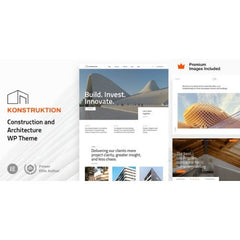 Konstruktion – Construction and Architecture WordPress Theme - Dghut
