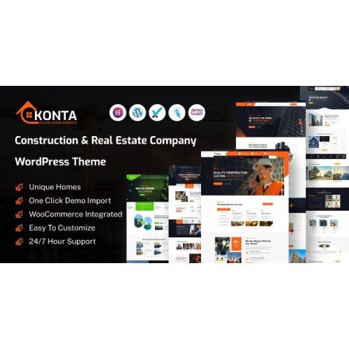 Konta – Construction and Real Estate Company WordPress Theme - Dghut