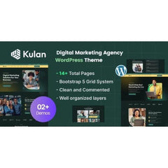 Kulan – Digital Marketing Agency WordPress Theme - Dghut