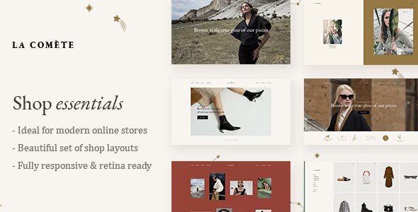 La Comète – Fashion and Clothing Store Theme - Dghut