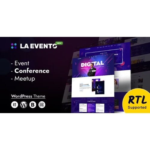 La Evento – An Organized Event WordPress Theme - Dghut