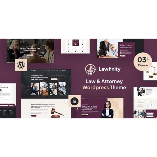 Lawfinity | Law and Attorney WordPress Theme - Dghut