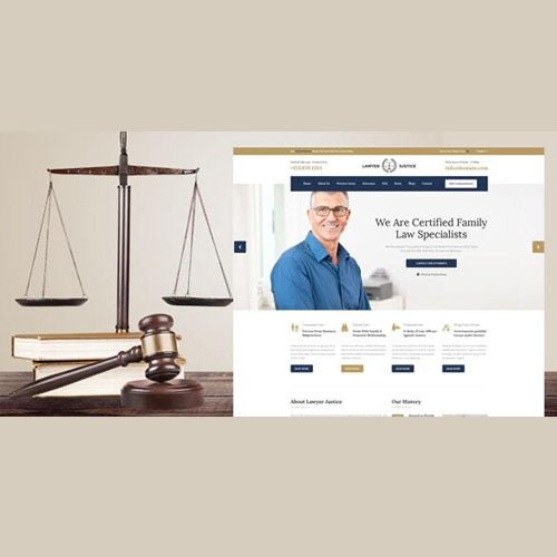 Lawyer & Justice – WordPress Theme for Lawyers Attorneys and Law Firm - Dghut