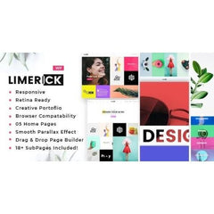 Limerick – A Colorful and Modern Multipurpose Portfolio Theme - Dghut