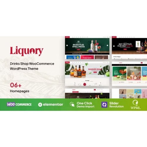 Liquory – Drinks Shop WooCommerce Theme - Dghut