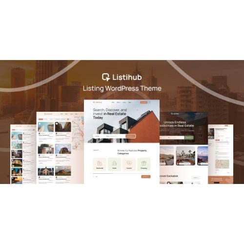 Listihub – Listing WordPress Theme - Dghut
