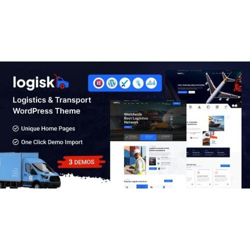 Logisk – Transport & Logistics WordPress Theme - Dghut