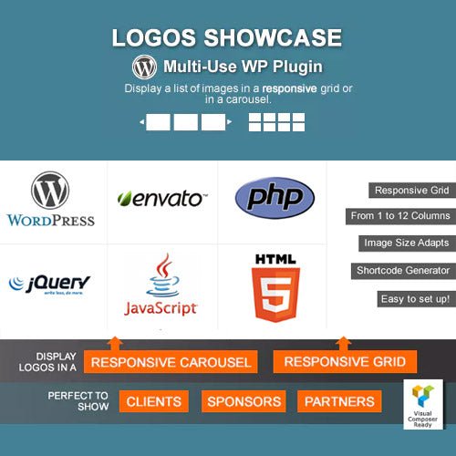 Logos Showcase – Multi - Use Responsive WP Plugin - Dghut