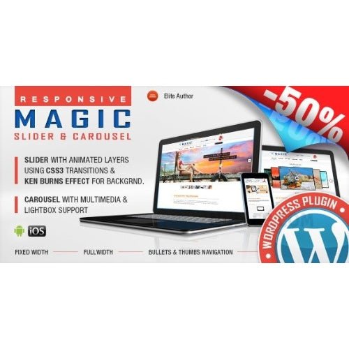 Magic Responsive Slider and Carousel WordPress Plugin - Dghut
