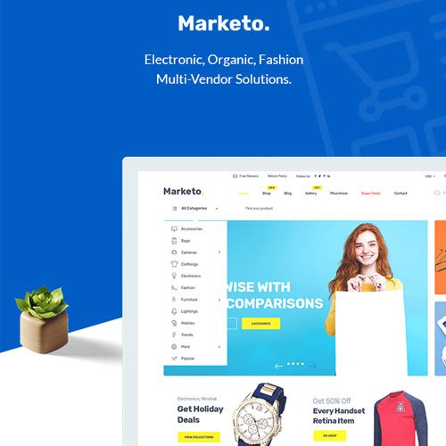 Marketo – eCommerce & Multivendor Marketplace Woocommerce WordPress Theme - Dghut