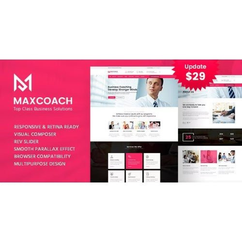 Maxcoach – Business Consulting WordPress Theme - Dghut