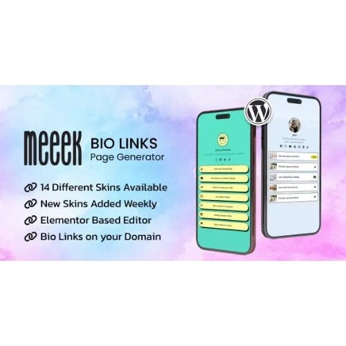 Meeek – Elementor Bio Links Builder for WordPress - Dghut