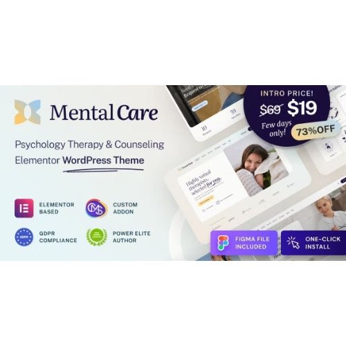 Mental Care – Therapy & Counseling Psychologist WordPress Theme - Dghut