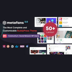 MetaFans – Community & Social Network BuddyPress Theme - Dghut