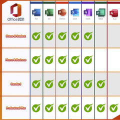 Microsoft Office 2021 Professional Plus license for 3 devices - Dghut