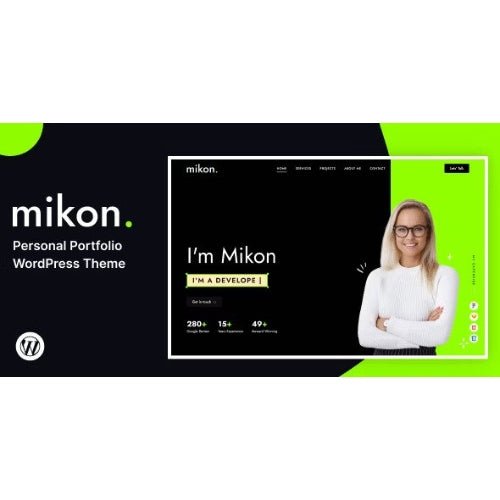 Mikon – Personal Portfolio WordPress Theme - Dghut