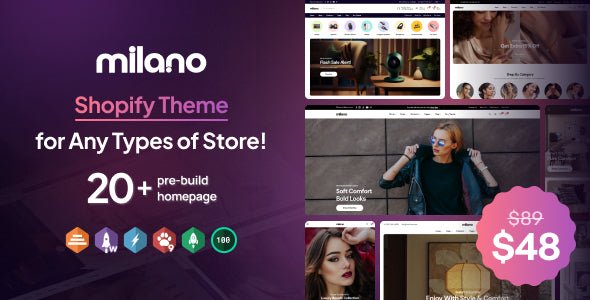 Milano - Multipurpose Shopify Theme OS 2.0 - Dghut