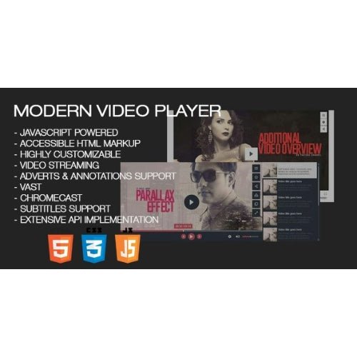 Modern Video Player for WordPress - Dghut